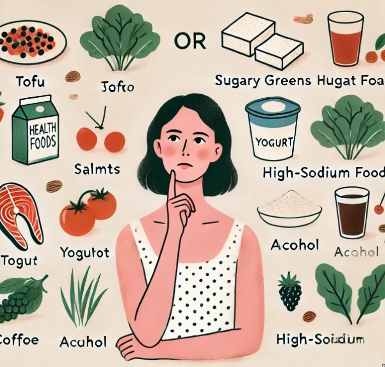 여성 갱년기 좋은음식 vs 나쁜 음식은?