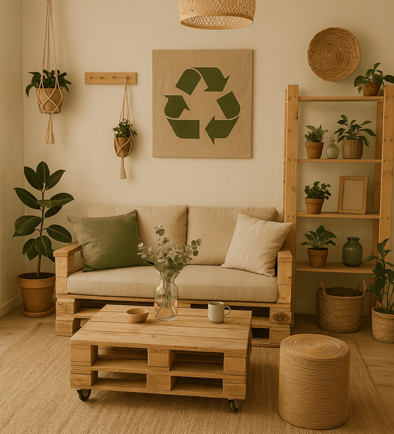 리사이클, 업사이클 자재로 완성하는 친환경 인테리어 팁은?