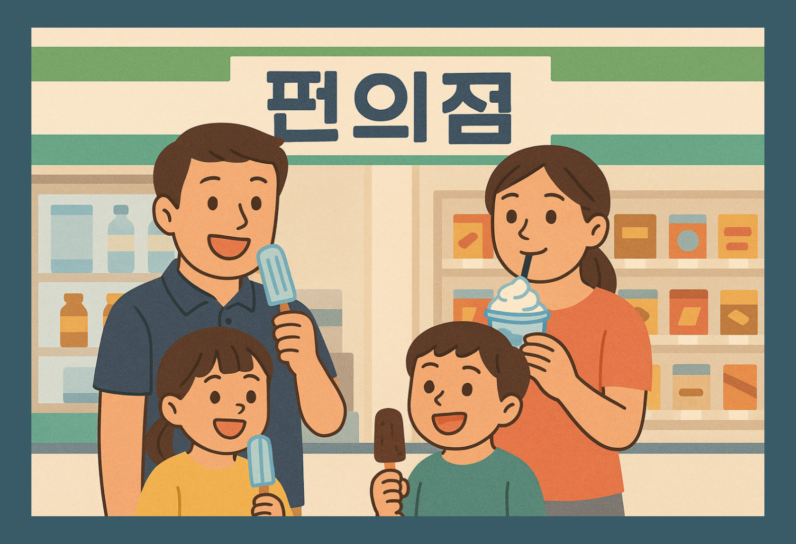 여름철 편의점별 시원한 먹거리 종류