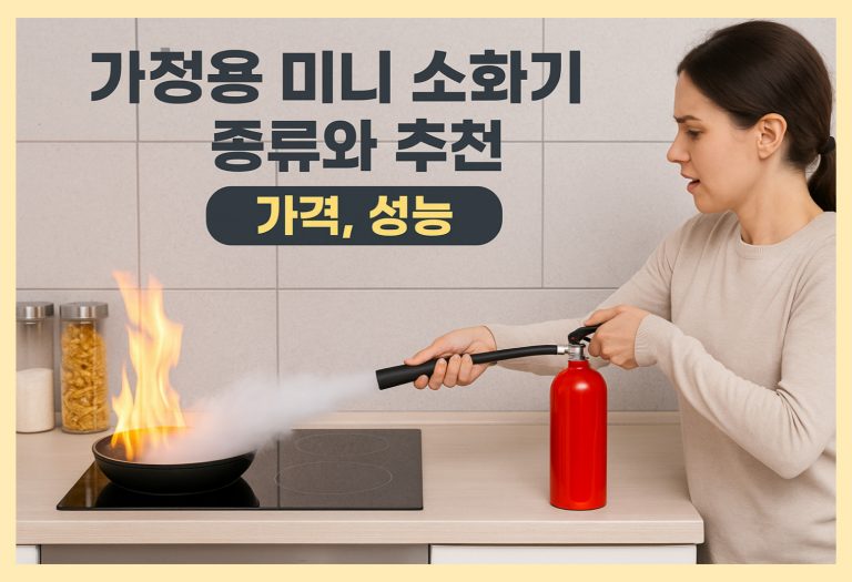 가정용 미니 소화기 종류와 추천 ‘가격, 성능’