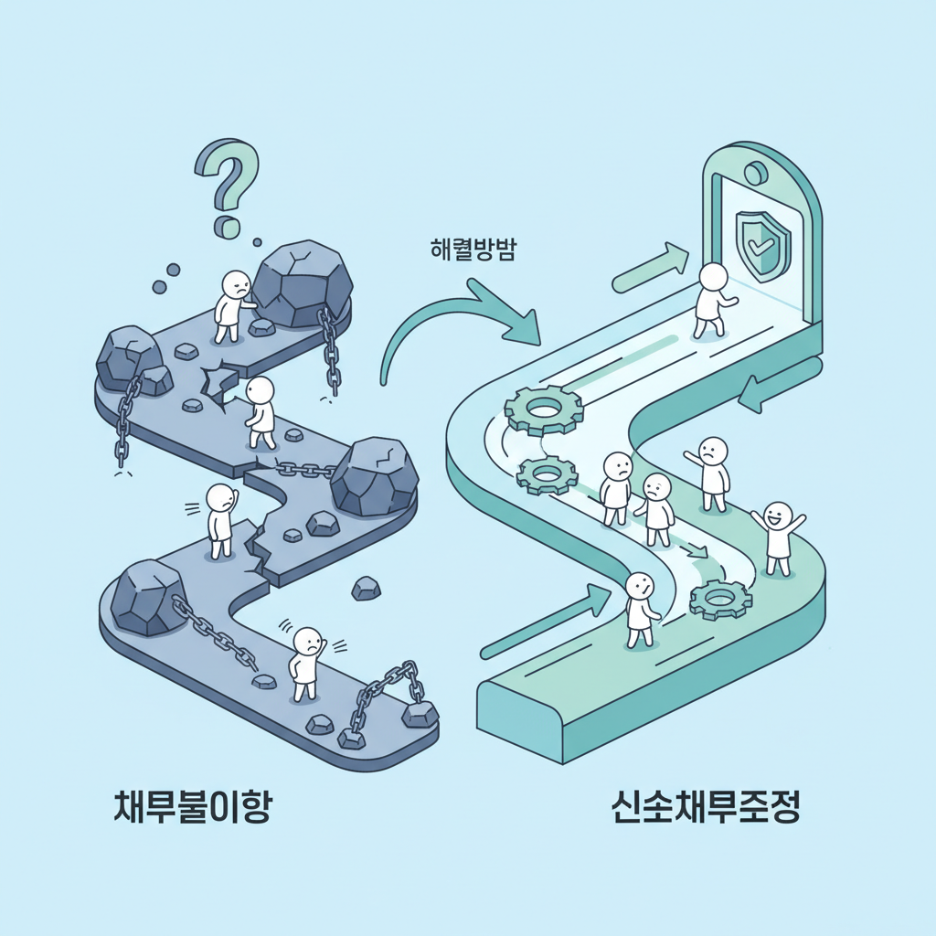 채무불이행 해결방법과 신속채무조정 방법