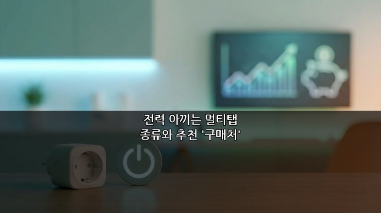 전력 아끼는 멀티탭 종류와 추천 ‘구매처’