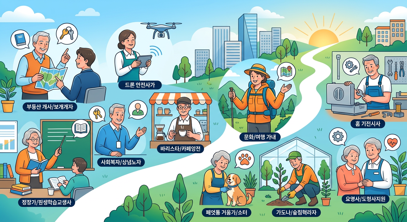 은퇴 후 제2의 인생을 위한 유망 자격증 추천 TOP 10