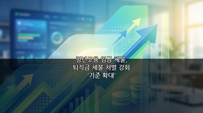 청년고용 임금 체불, 퇴직금 체불 처벌 강화 ‘기준 확대’