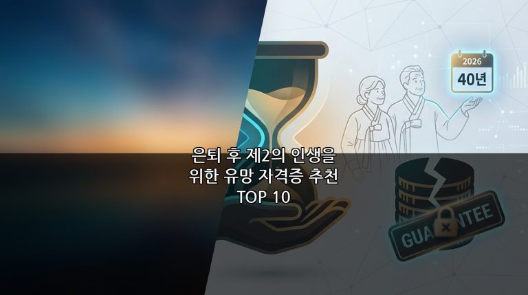 은퇴 후 제2의 인생을 위한 유망 자격증 추천 TOP 10