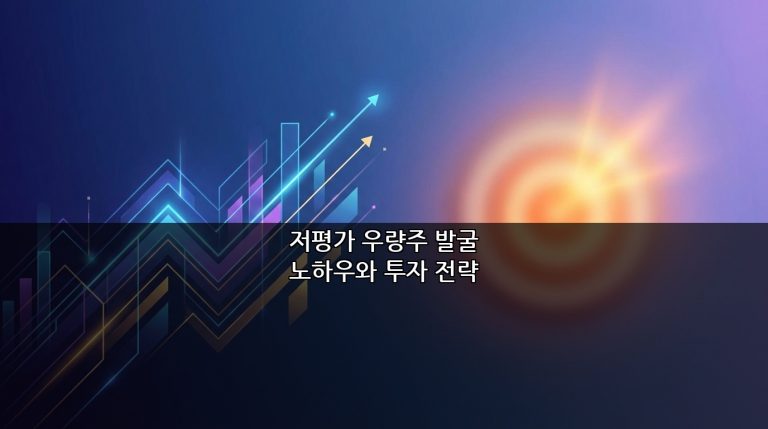 저평가 우량주 발굴 노하우와 투자 전략
